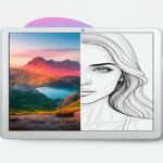 create line drawing from photo