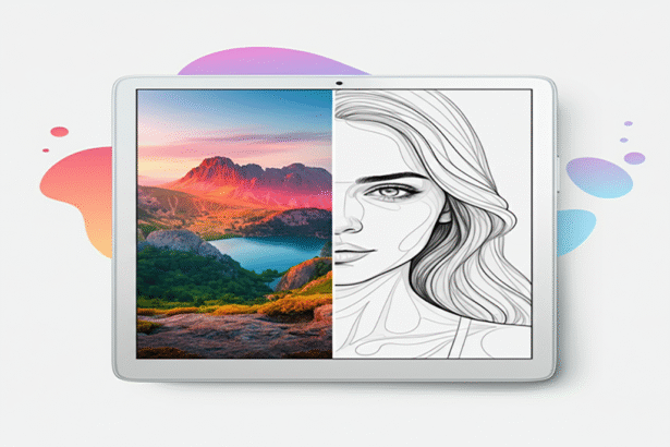 create line drawing from photo