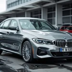 Damaged BMW