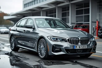 Damaged BMW