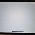 white dots on ipad screen
