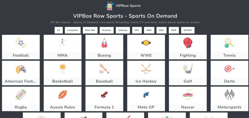 VIPRow Sports